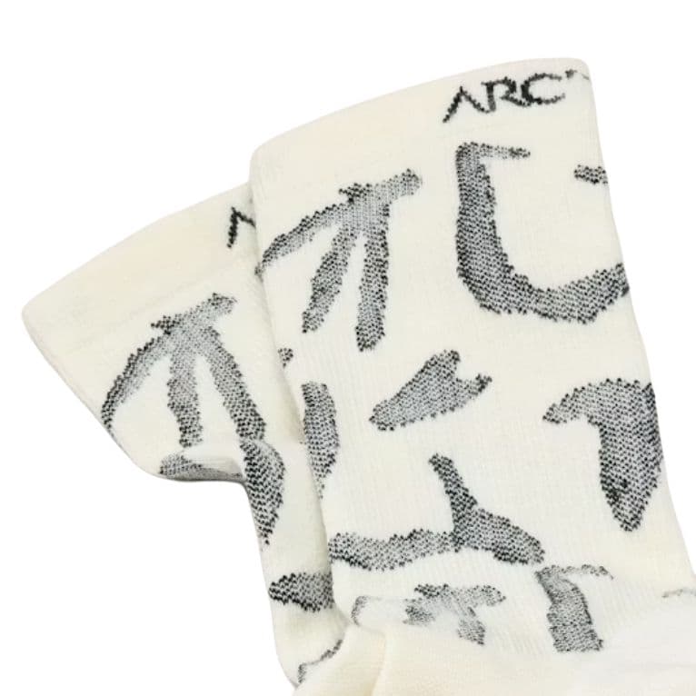 Носки Arcteryx Veilance Мужские буквенные вязаные носки до середины икры, 1 пара - изображение 4