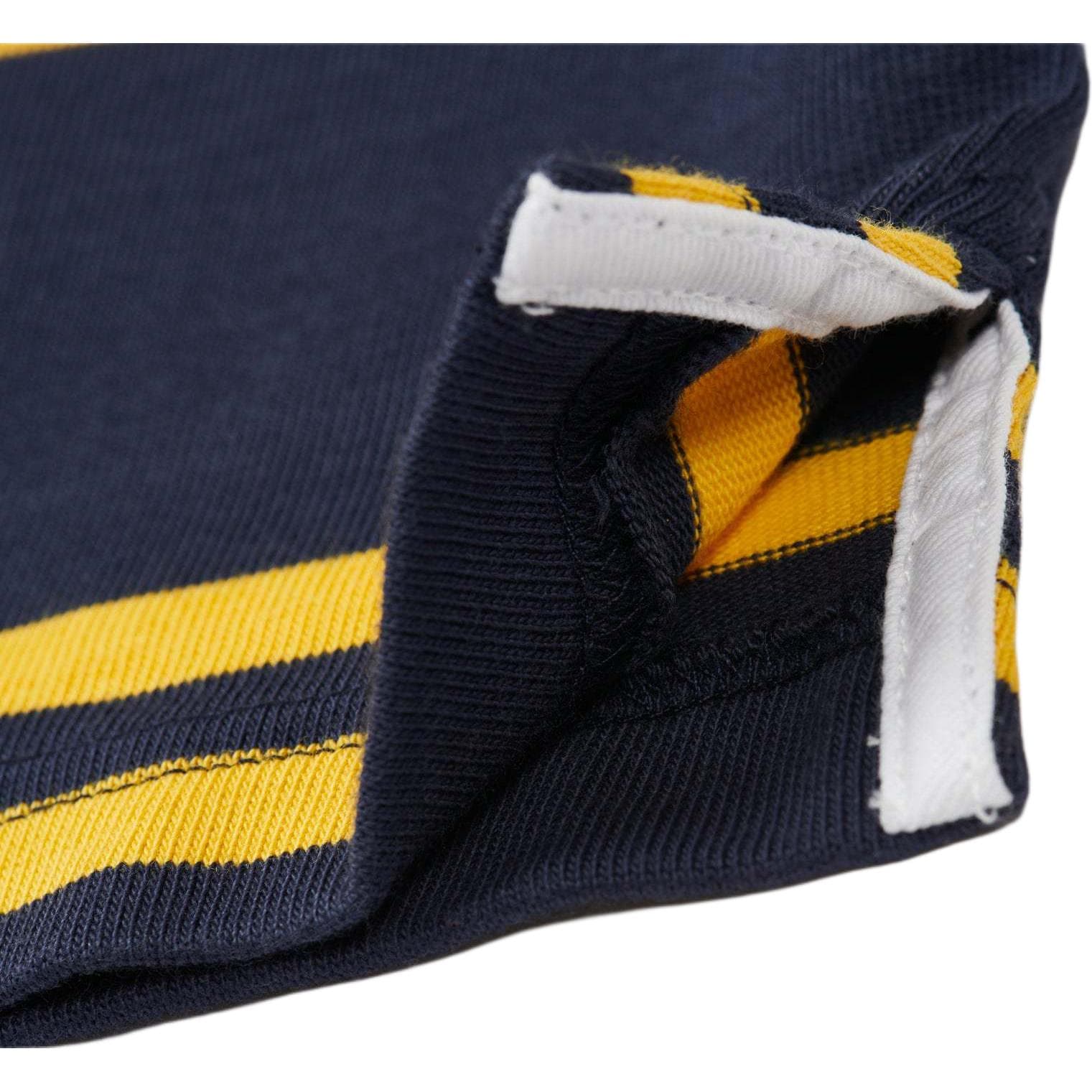 Поло PALACE FW22 Stripe Rugby Navy Yellow polo - изображение 3