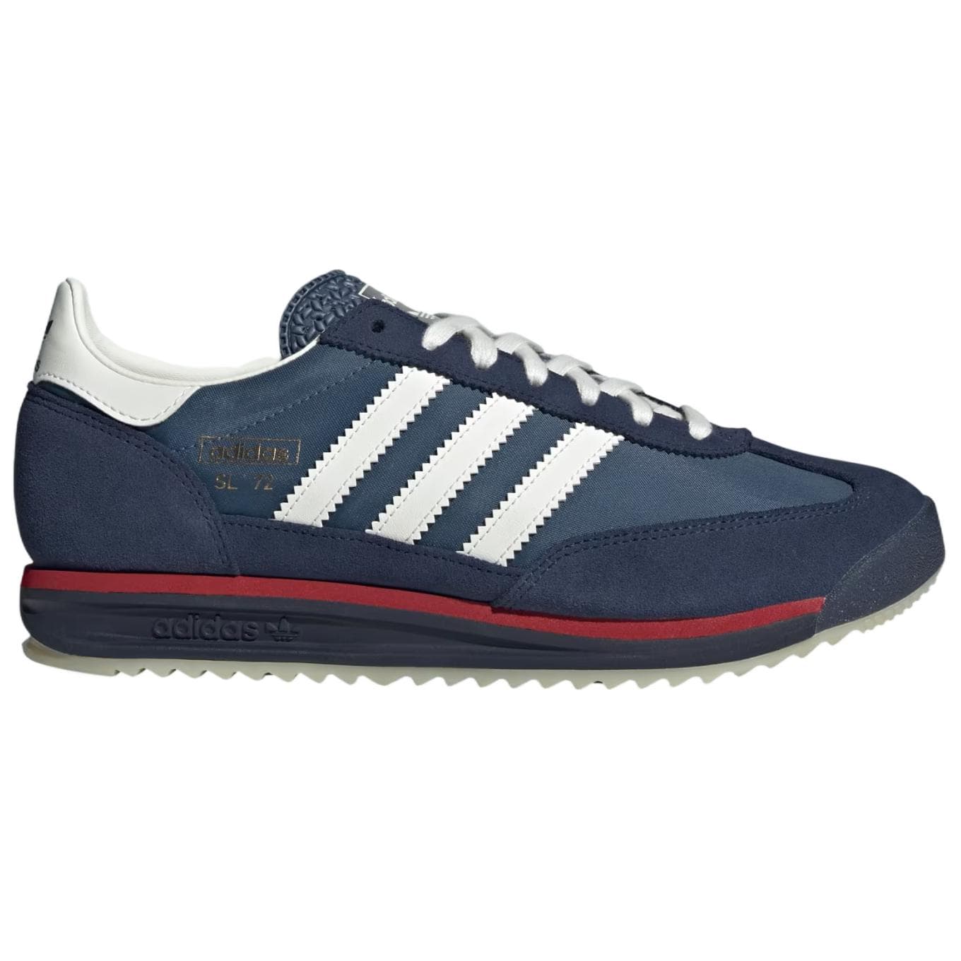 Кроссовки Adidas Originals SL 72 RS Повседневная обувь Low Топ Сине-белый Мужской - изображение 2