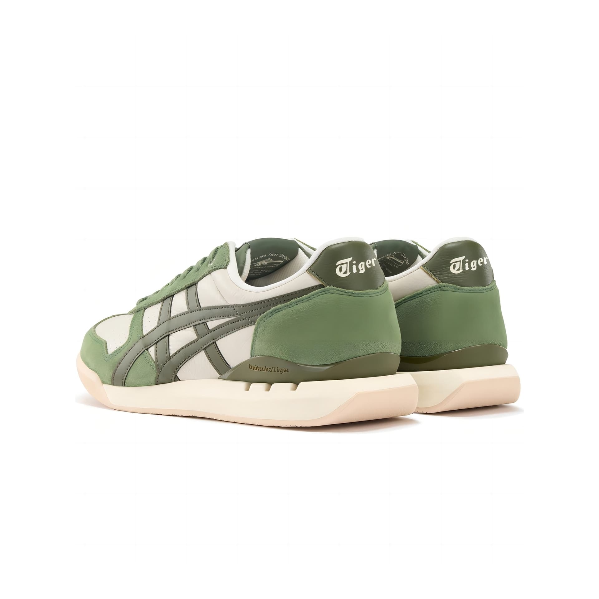 Кроссовки Onitsuka Tiger Ultimate 81 Low Casual Shoes Унисекс Зеленый - изображение 4