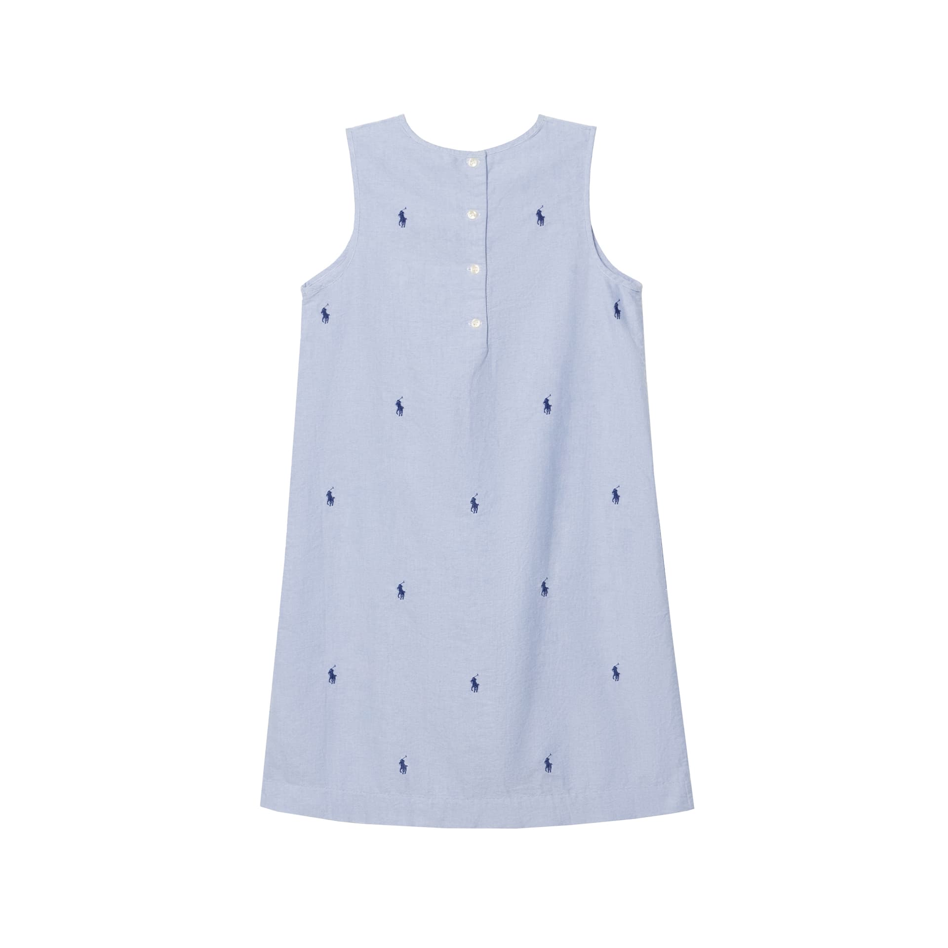 Платье Polo Ralph Lauren синего цвета для девочек - изображение 2
