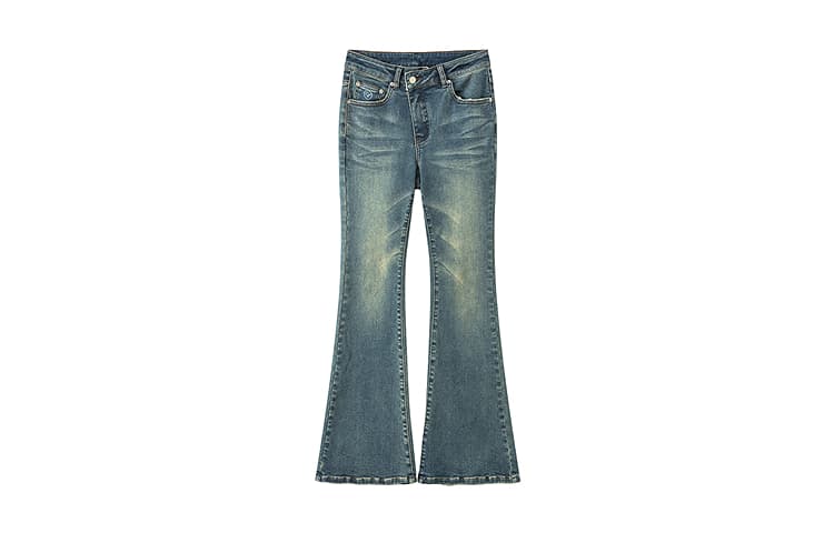 Джинсы CHUU Medium Denim Blue Women's Jeans CHUU Средний деним синий женский джинсы - изображение 1