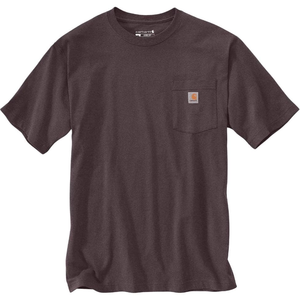 Футболка Carhartt Темно-коричневый речный каменный серый мужские футболки T - изображение 1