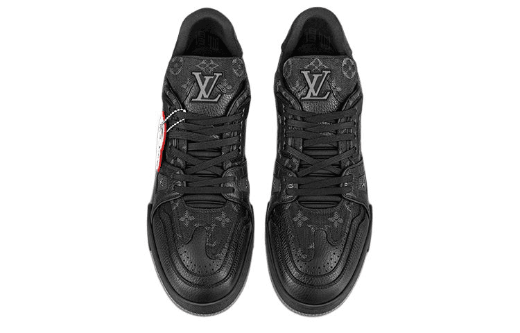 Кроссовки Louis Vuitton Trainer Black - изображение 4