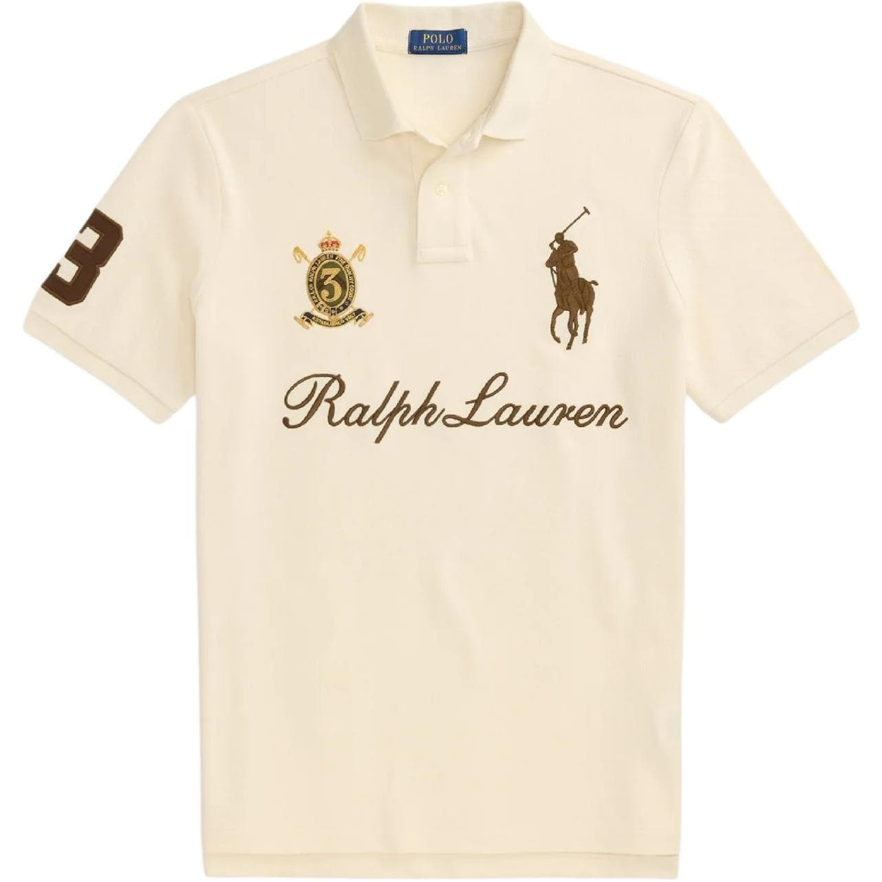 Поло Polo Ralph Lauren Big pony Бежевый Мужской Поло - изображение 1
