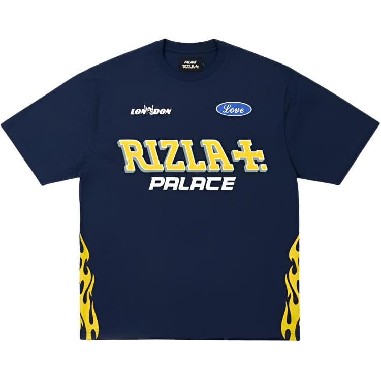 Футболка PALACE Rizla Темно-синяя Унисекс T-рубашка - изображение 1