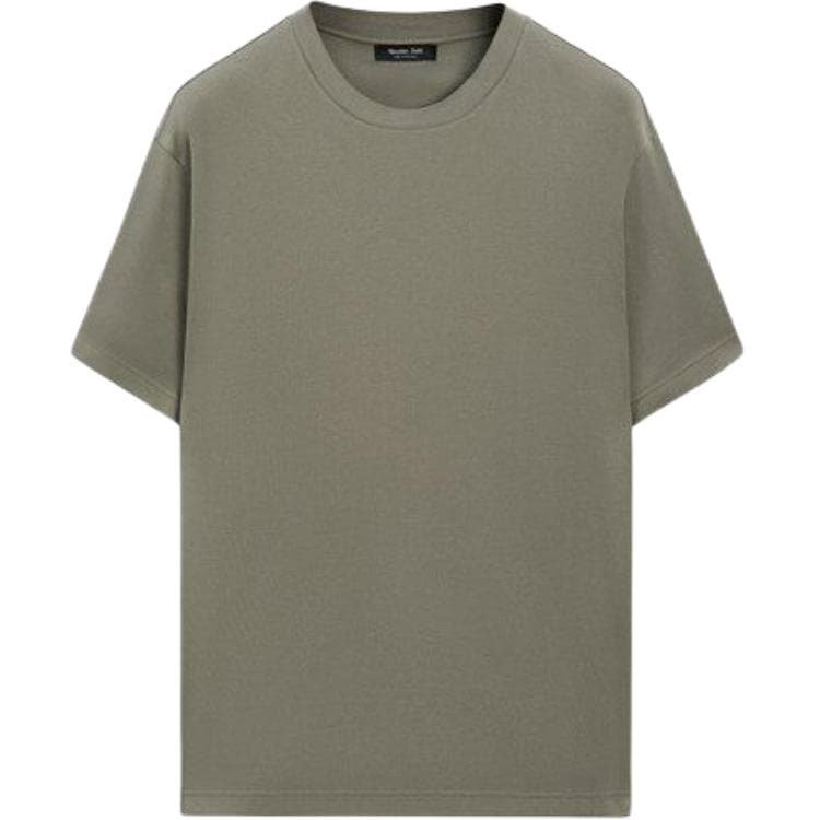 Футболка Massimo Dutti Зеленые Мужские T-рубашки - изображение 2