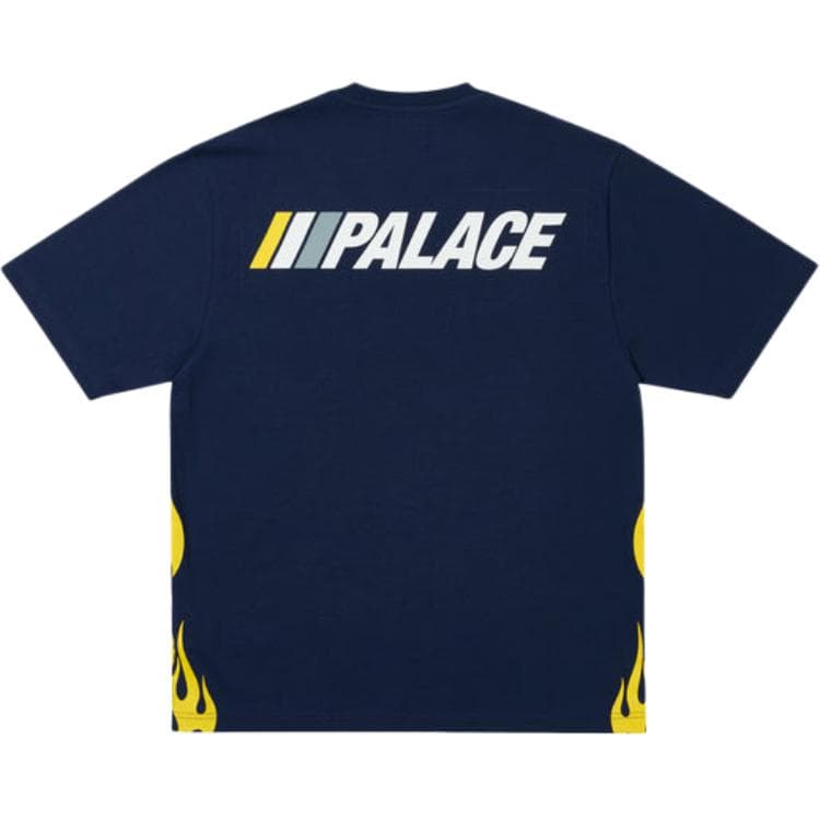 Футболка PALACE Rizla Темно-синяя Унисекс T-рубашка - изображение 2