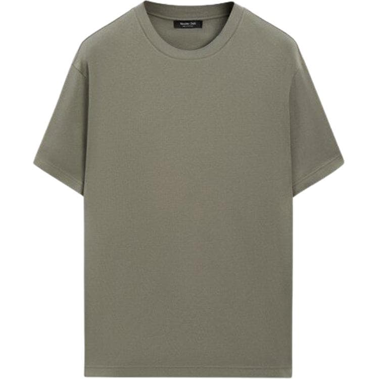 Футболка Massimo Dutti Зеленые Мужские T-рубашки - изображение 1