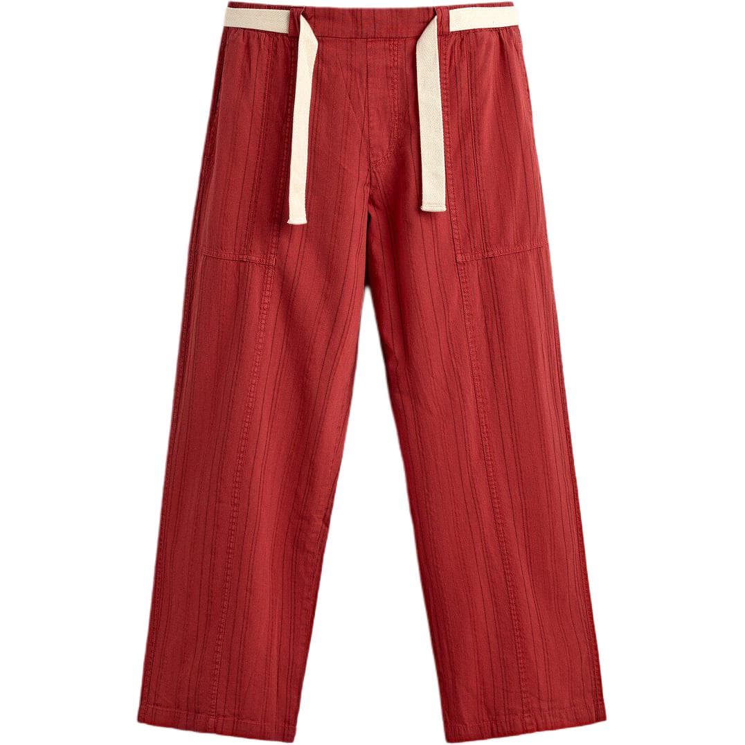 Штаны ZARA Red Men's Casual Pants ZARA Красные Мужские Повседневные Брюки - изображение 1