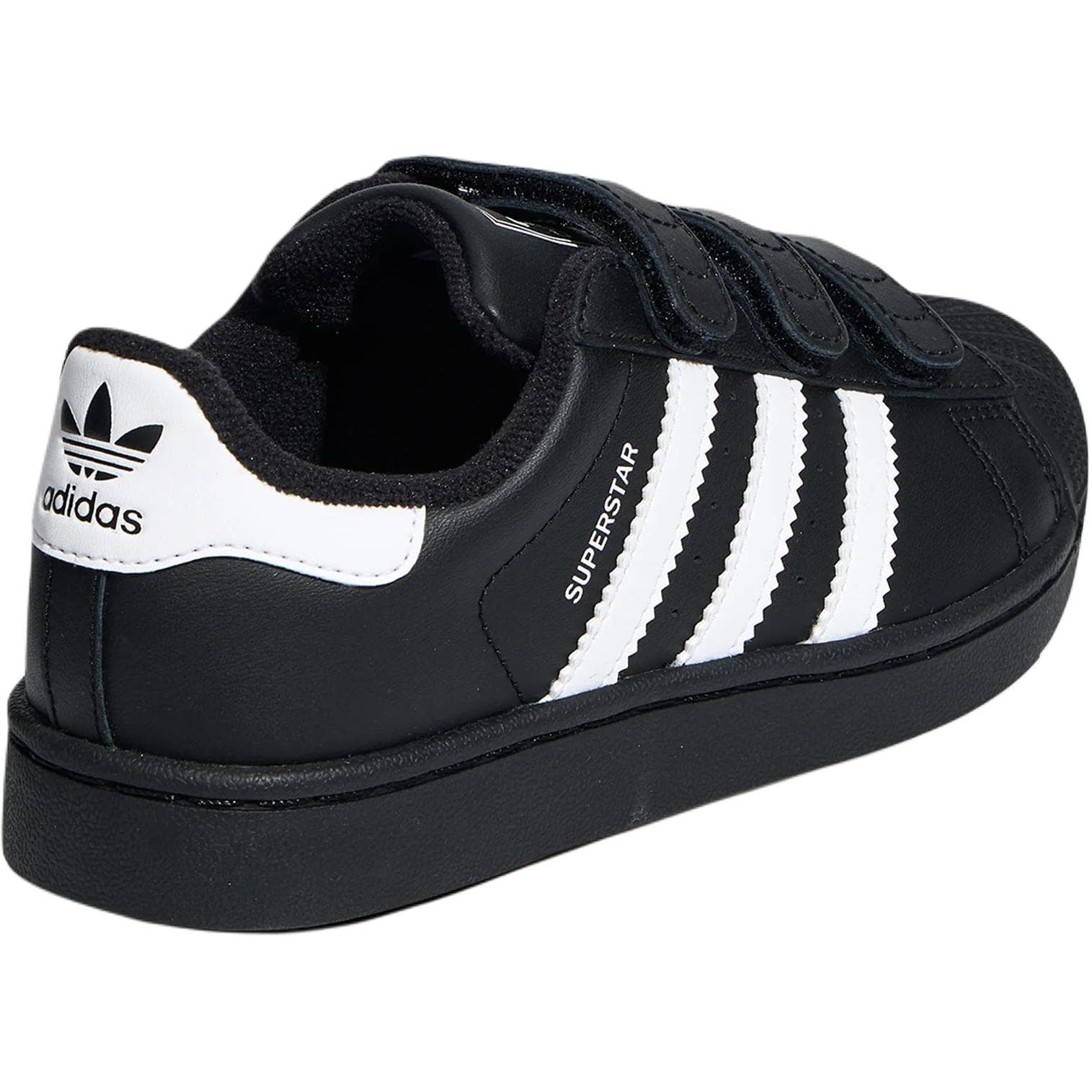 Кроссовки Adidas Originals Superstar 2 Детская Скейтбординг Обувь Низкий Топ Черный Белый Kids - изображение 4