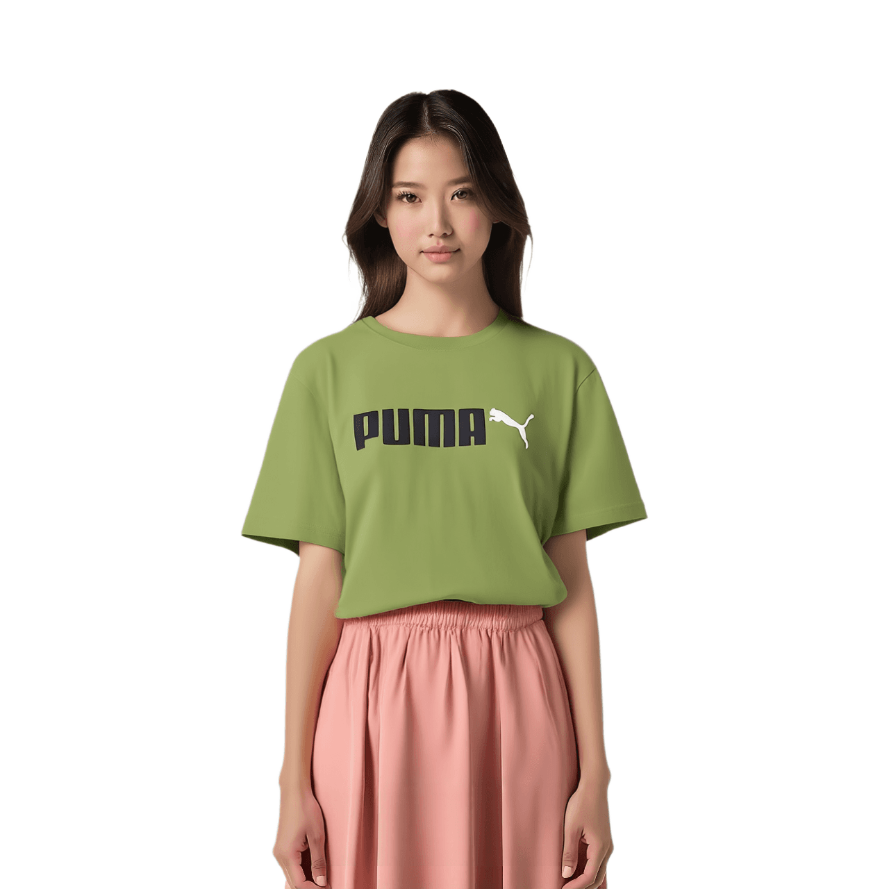 Футболка PUMA Olive Green Tee — фото 4