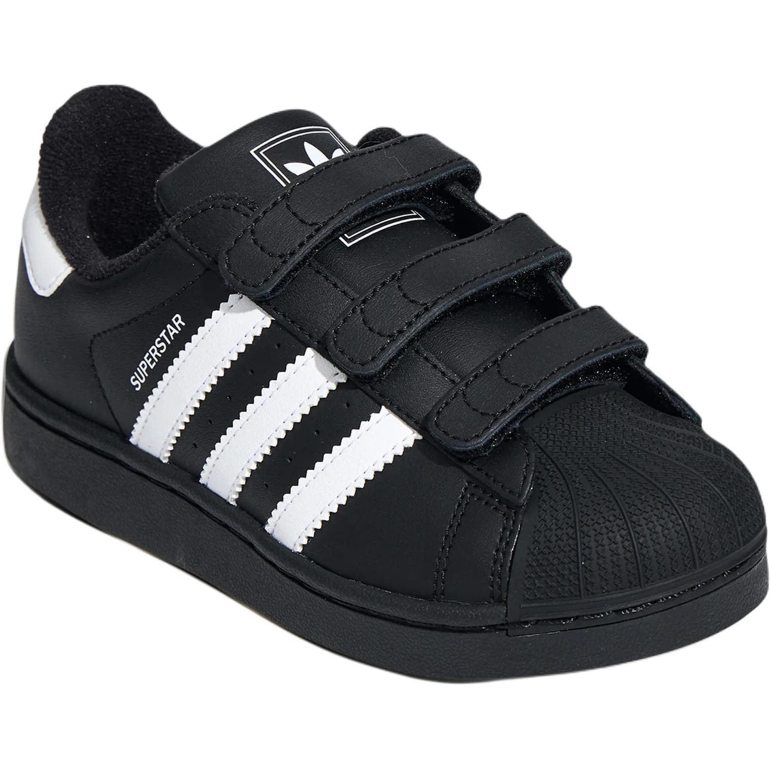 Кроссовки Adidas Originals Superstar 2 Детская Скейтбординг Обувь Низкий Топ Черный Белый Kids - изображение 3
