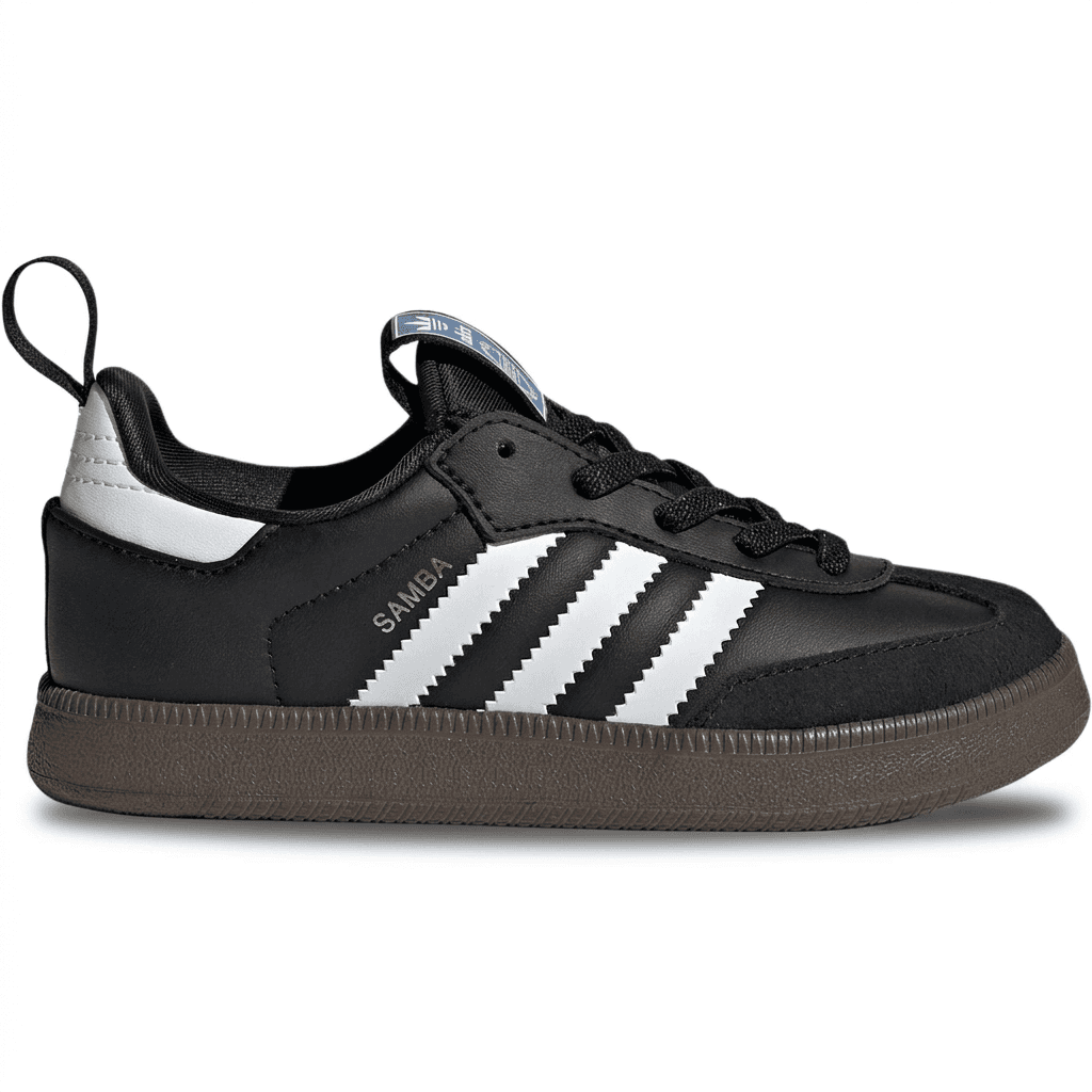 Кроссовки Adidas Originals Samba Детская Скейтбординг Обувь Низкий Топ Черный Белый Kids - изображение 2