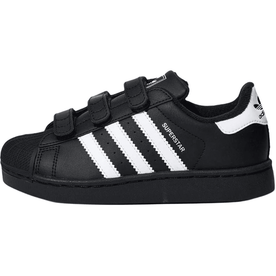 Кроссовки Adidas Originals Superstar 2 Детская Скейтбординг Обувь Низкий Топ Черный Белый Kids - изображение 1