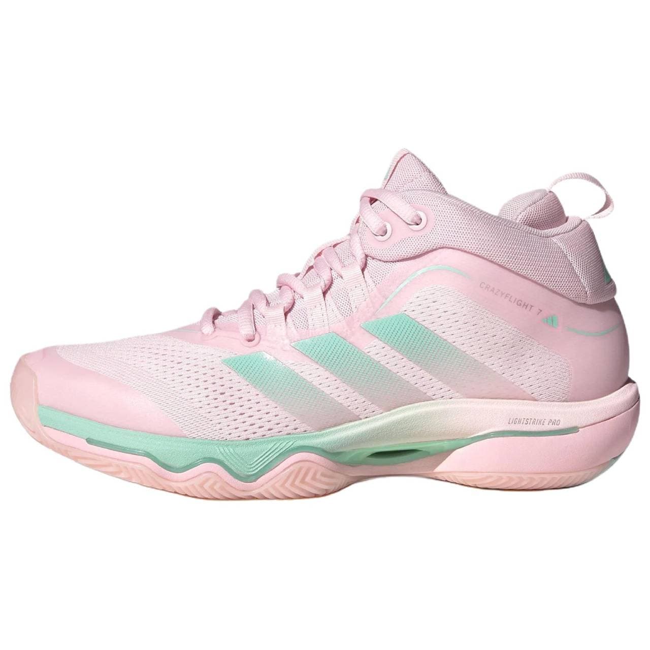 Кроссовки Adidas CRAZYFLIGHT 7 Волейбольные кроссовки MID Топ Розовый Женские - изображение 1