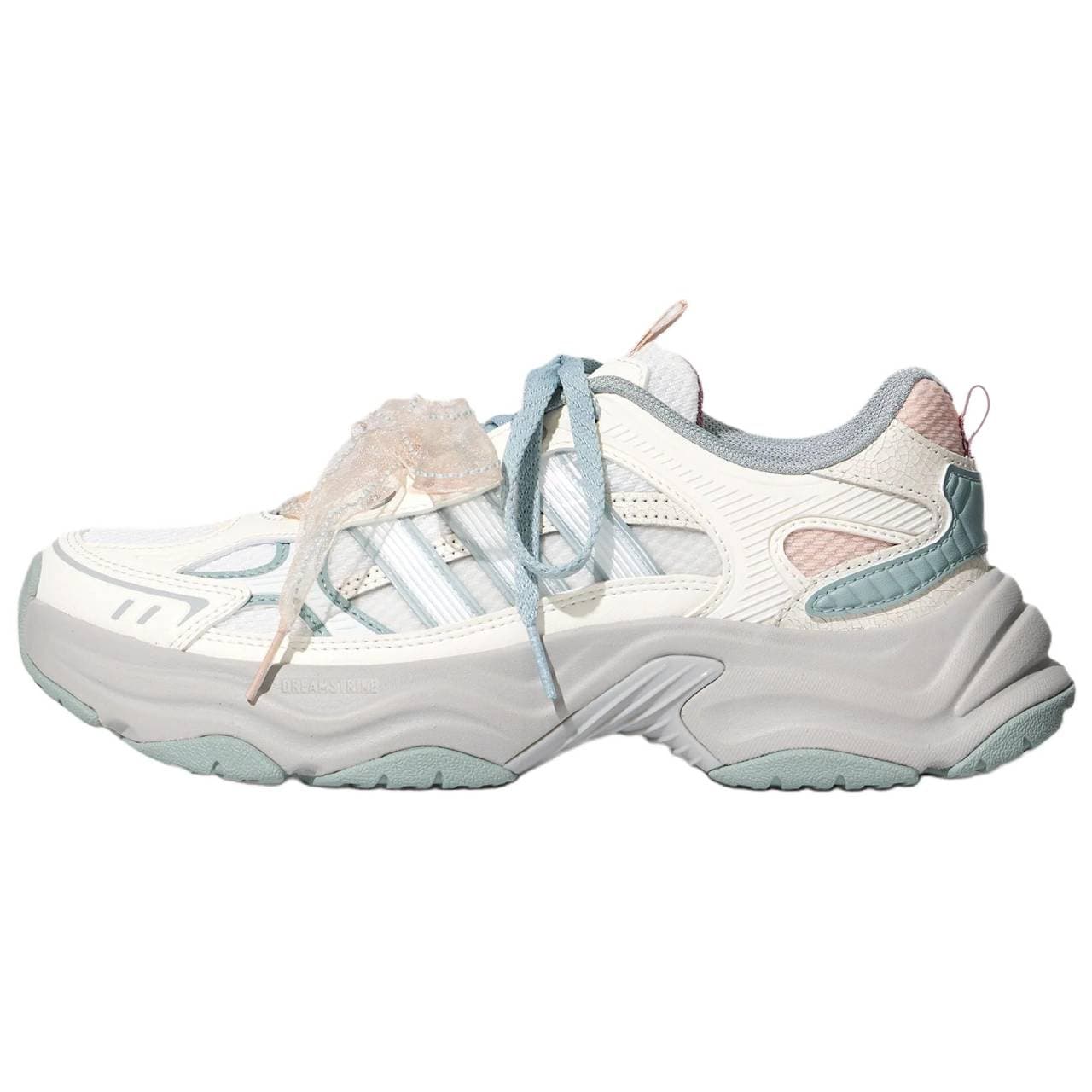 Кроссовки Adidas XLG FIN PULSE Массивные кроссовки Лоу-топы Ярко-белый Женские - изображение 1