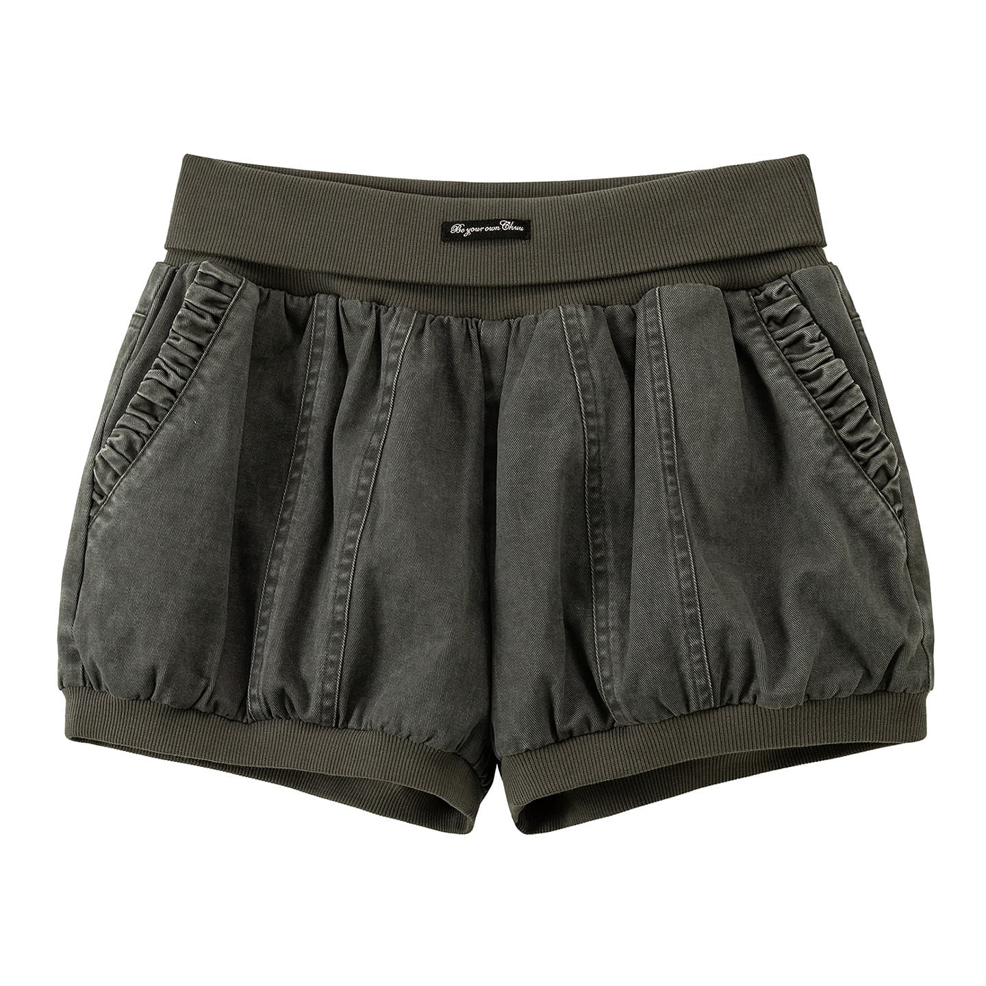 Шорты CHUU Charcoal Gray Женские Повседневные Шорты - изображение 1
