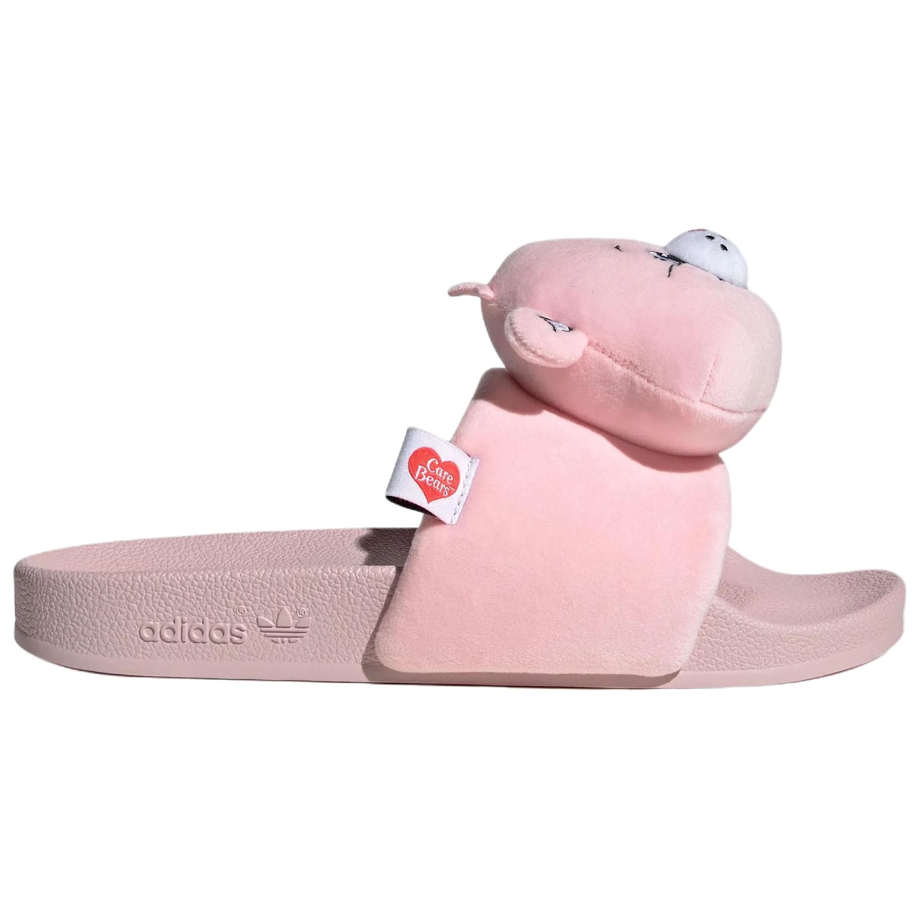 Сандалии adidas originals Adilette Шлепанцы Прозрачный Розовый Женские - изображение 2