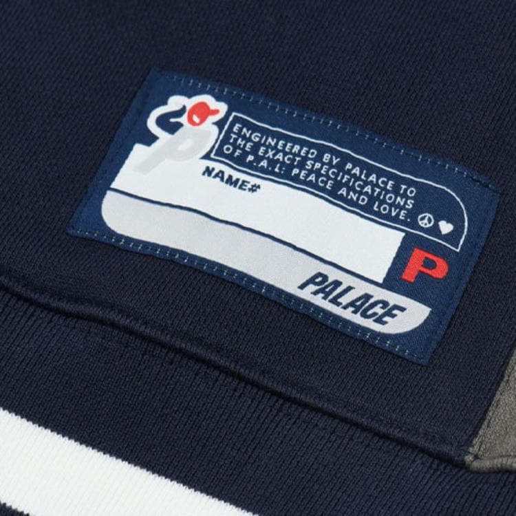 Худи PALACE FW21 x SALOMON Bolt Crew GreyBlack LogoV - изображение 3