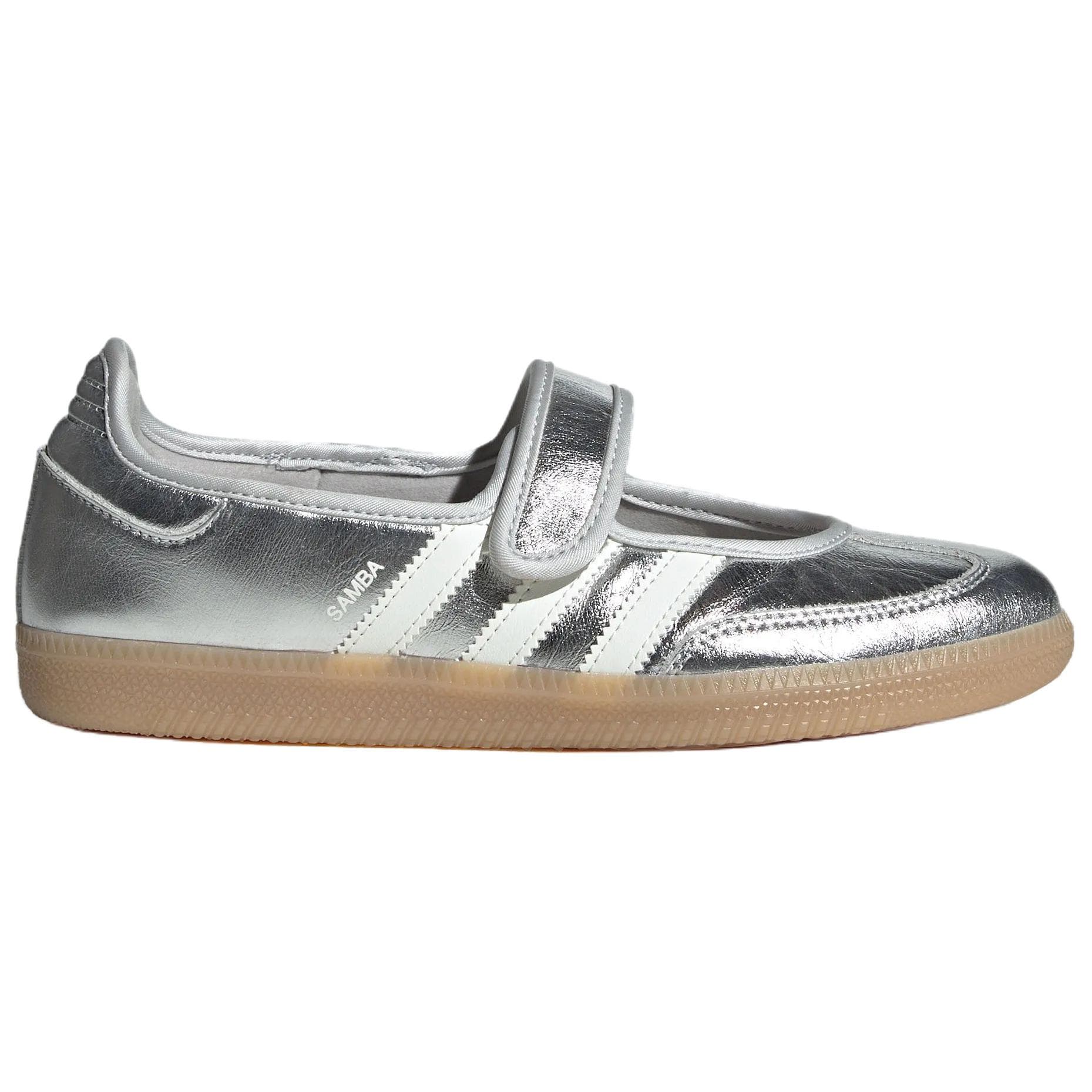 Adidas Originals Samba Jane Туфли Мэри Джейн Серебряные Женские - изображение 2