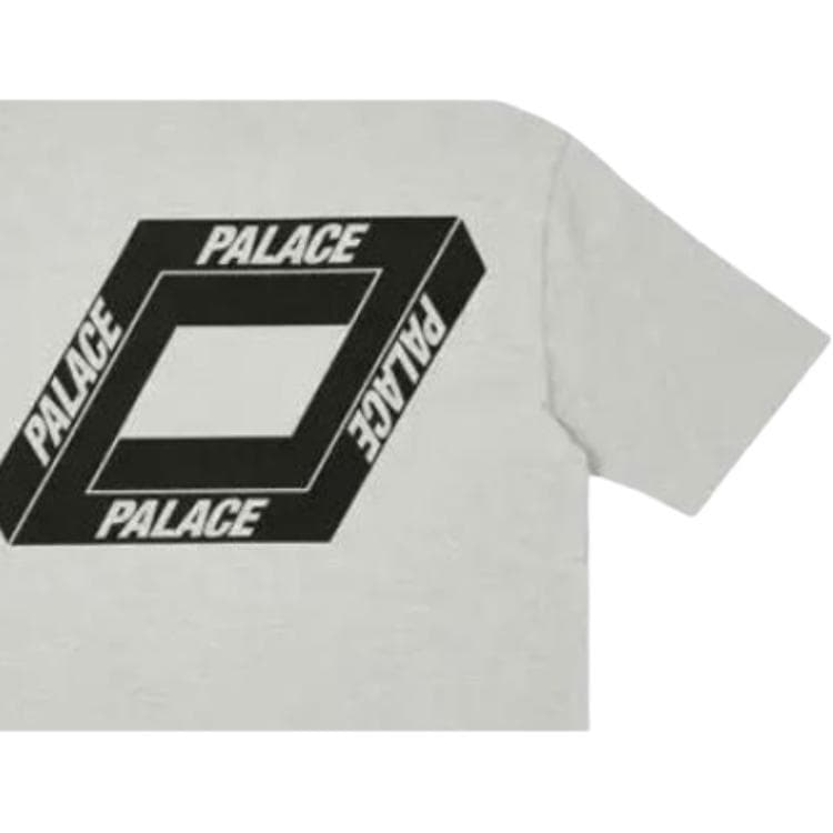 Футболка PALACE Dodgy But Lush T-shirt Grey Marl LogoT - изображение 4