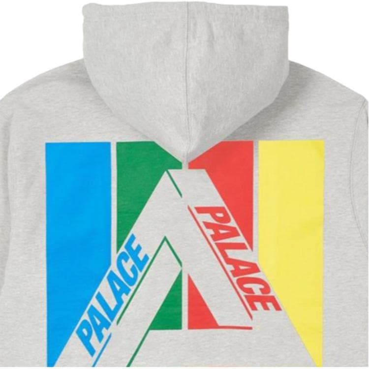 Худи PALACE SS22 Tri-emb Hood Grey Marl - изображение 3