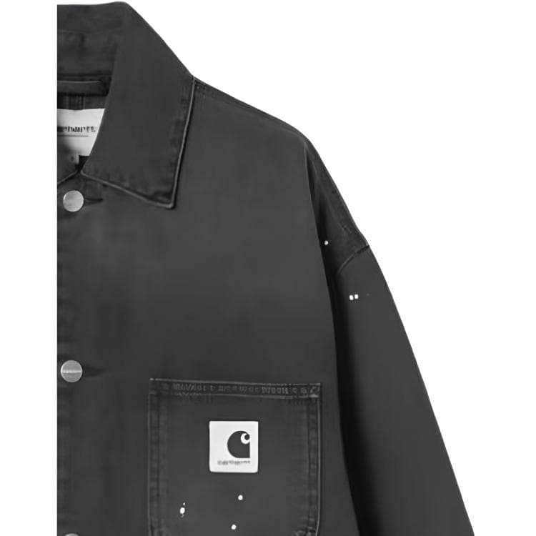 Carhartt WIP Черные Женские Джинсовые Куртки - изображение 3