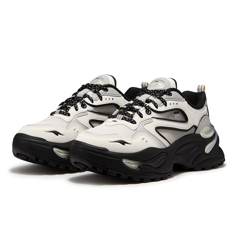 Кроссовки FILA FUSION EVA Gummies Массивные кроссовки Low Топ Снег Черный Женские - изображение 3