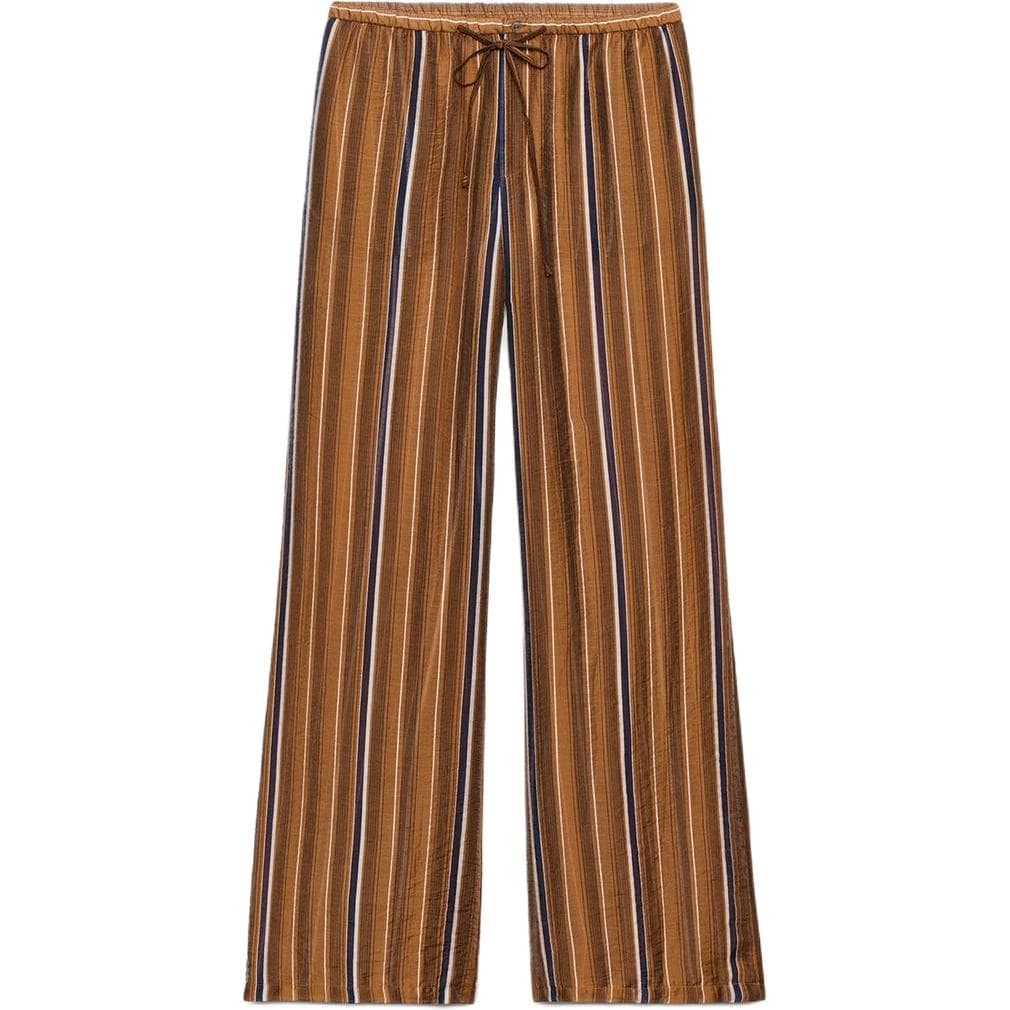 Штаны ZARA ZW Коричневый Женские Повседневные Брюки - изображение 1