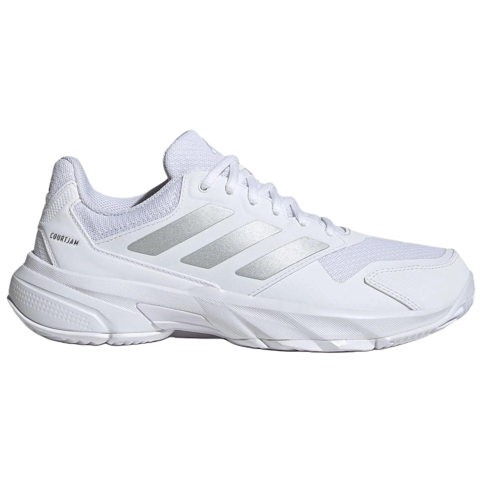 Кроссовки для тенниса Adidas CourtJam Control 3 Теннисные кроссовки Низкий топ Белый Женский - изображение 2