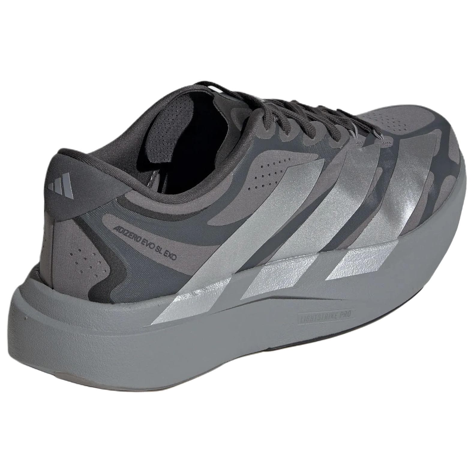 Кроссовки для бега Adidas Adizero Evo SL Беговые кроссовки Серый Серебряный Мужской - изображение 4