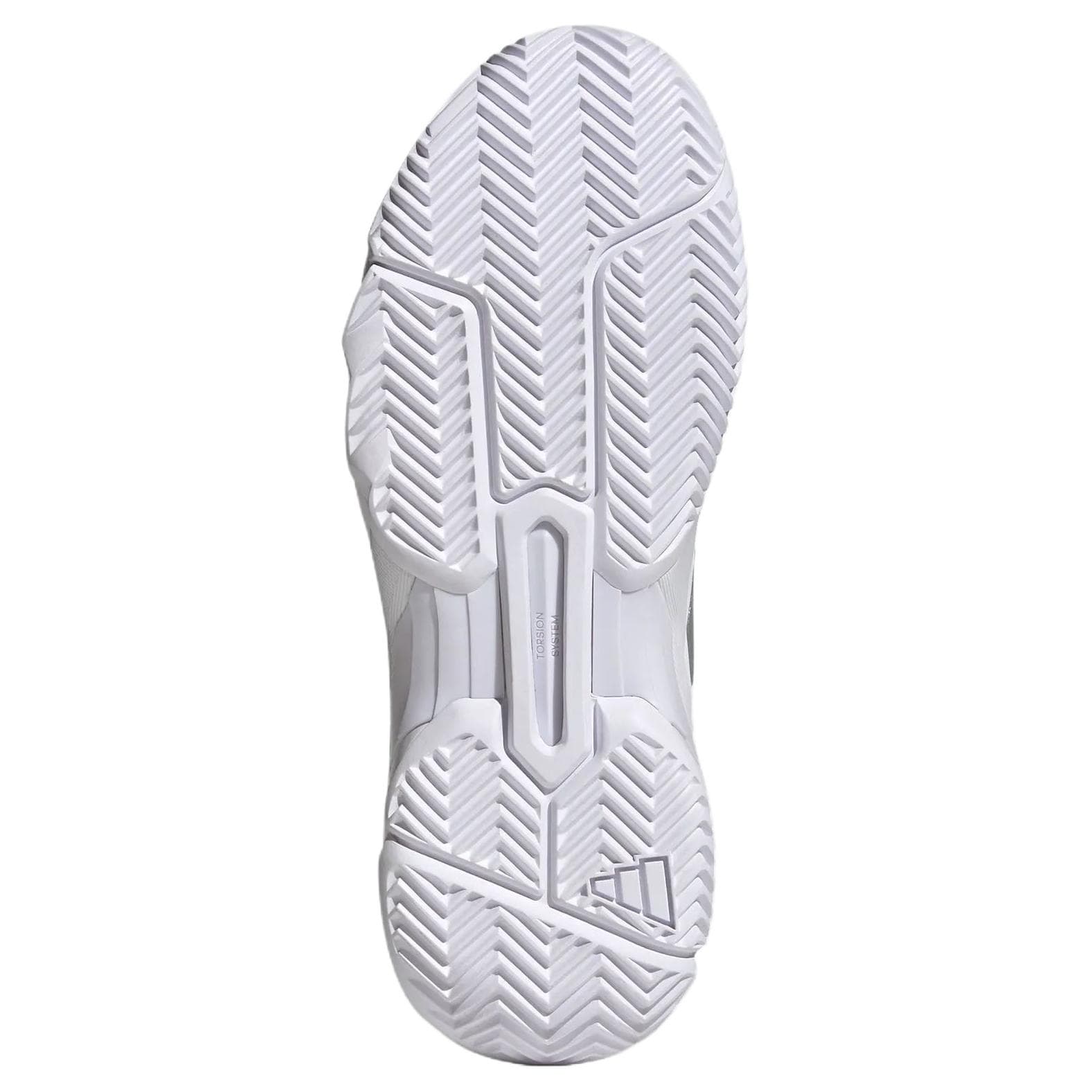 Кроссовки для тенниса Adidas CourtJam Control 3 Теннисные кроссовки Низкий топ Белый Женский - изображение 4