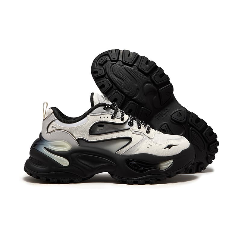 Кроссовки FILA FUSION EVA Gummies Массивные кроссовки Low Топ Снег Черный Женские - изображение 5