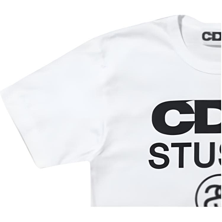 Футболка CDG x Stussy FW21 LogoT - изображение 5