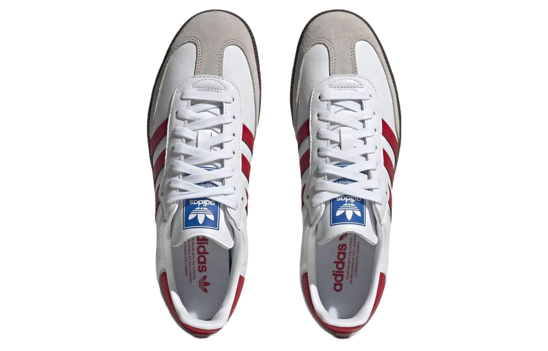 Кроссовки adidas Samba OG White Red - изображение 4