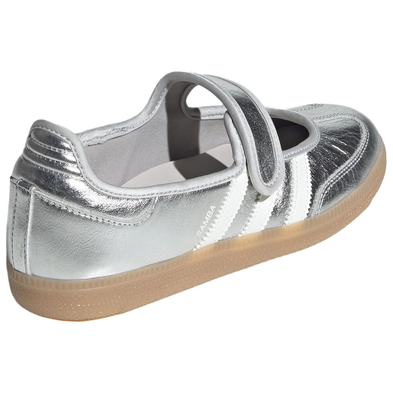 Adidas Originals Samba Jane Туфли Мэри Джейн Серебряные Женские - изображение 4