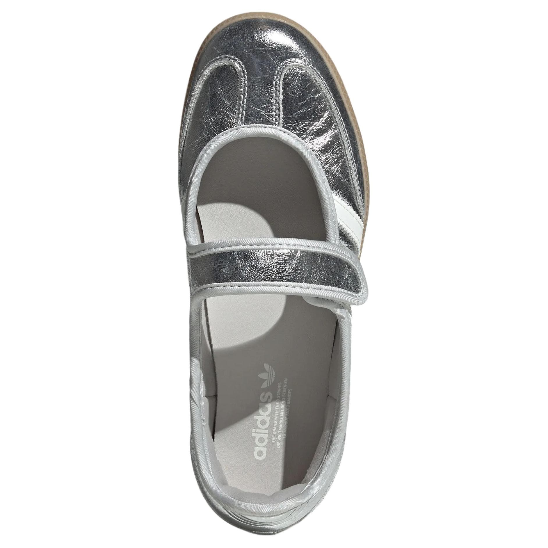 Adidas Originals Samba Jane Туфли Мэри Джейн Серебряные Женские - изображение 5