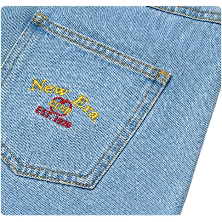 New Era Blue Women's Denim Shorts New Era Синий Женские Джинсовые Шорты - изображение 4