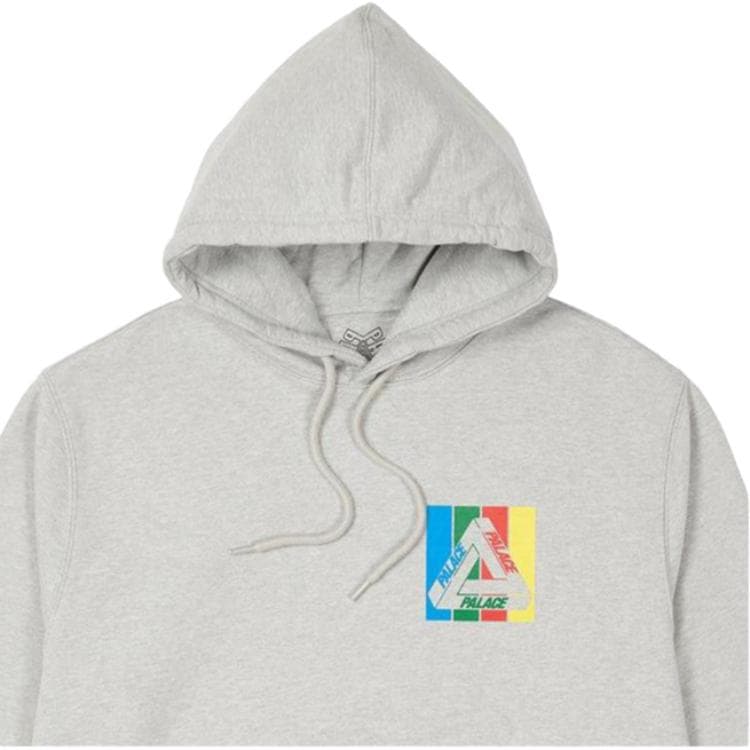 Худи PALACE SS22 Tri-emb Hood Grey Marl - изображение 4