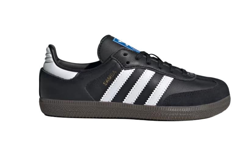 Кроссовки Adidas Originals Samba Low Топ Детская Скейтбординг Обувь Черная Малыш - изображение 2