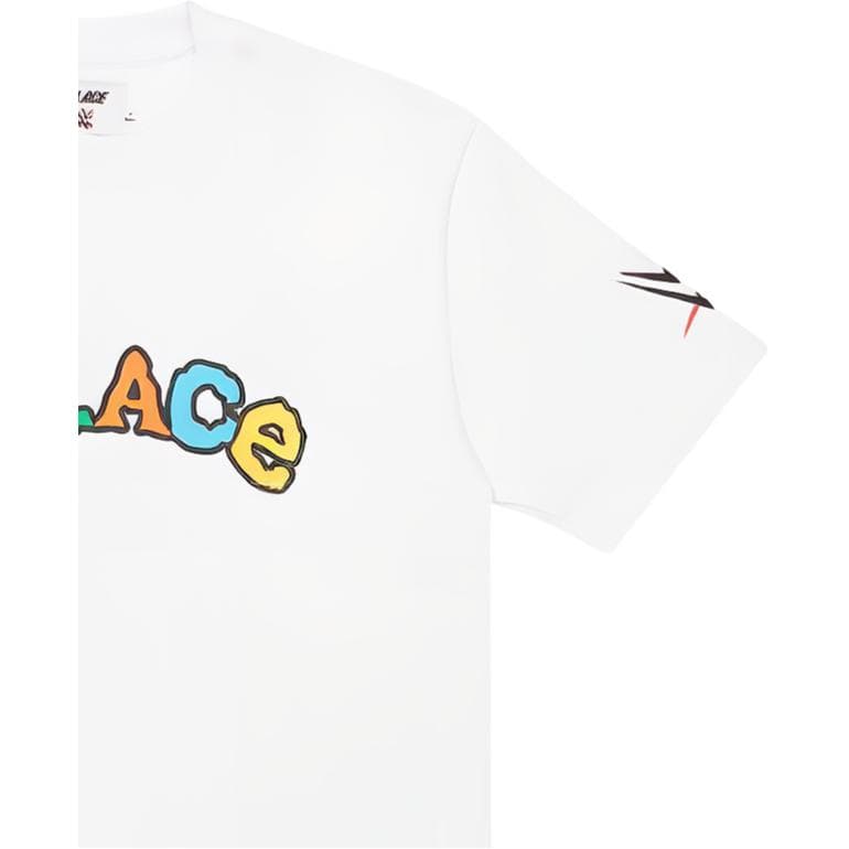 Футболка PALACE x WWE SS23 Logo T-Shirt White - изображение 4