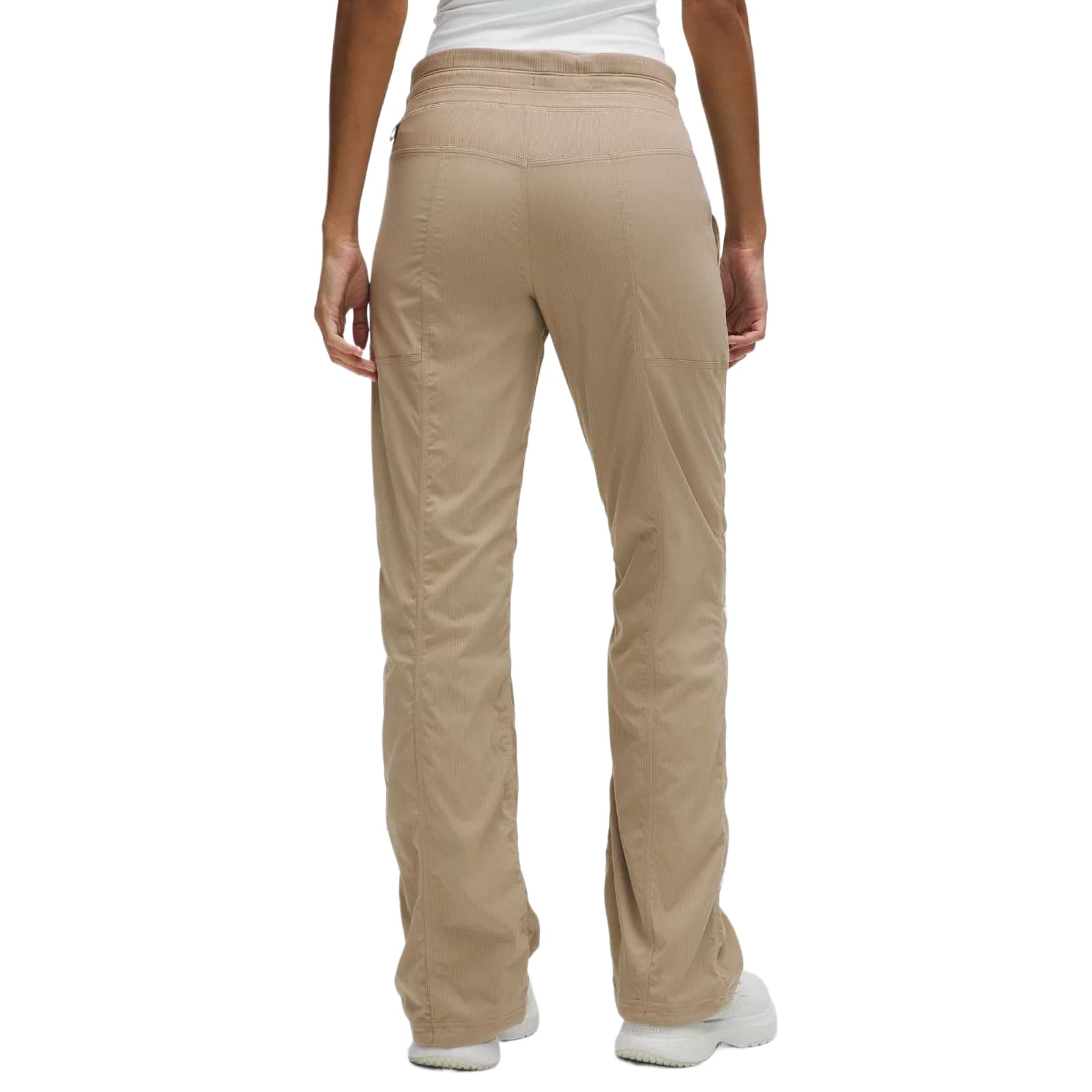 Штаны Lululemon MID Высота посадки Брюки Стандартные (Обычные) Coolmax Повседневные Брюки Женские Коричневый Прозрачный Дуб - изображение 2