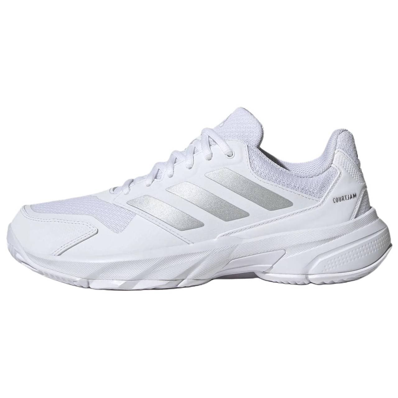 Кроссовки для тенниса Adidas CourtJam Control 3 Теннисные кроссовки Низкий топ Белый Женский - изображение 1