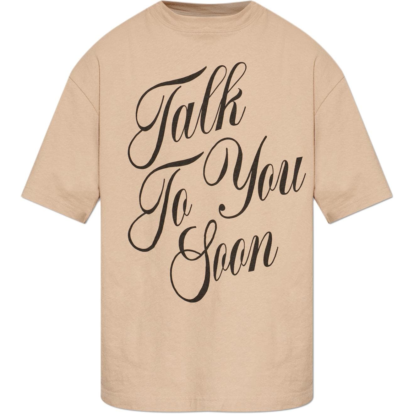 Футболка Acne Studios Бежевые Мужские T-рубашки - изображение 1