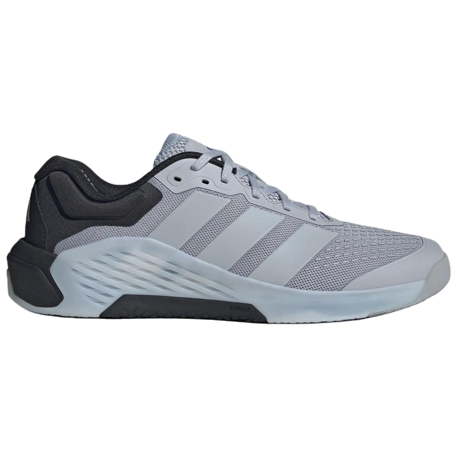 Кроссовки для спортзала Adidas DROPSET 4 Тренировочные кроссовки Серый Черный Мужской - изображение 2