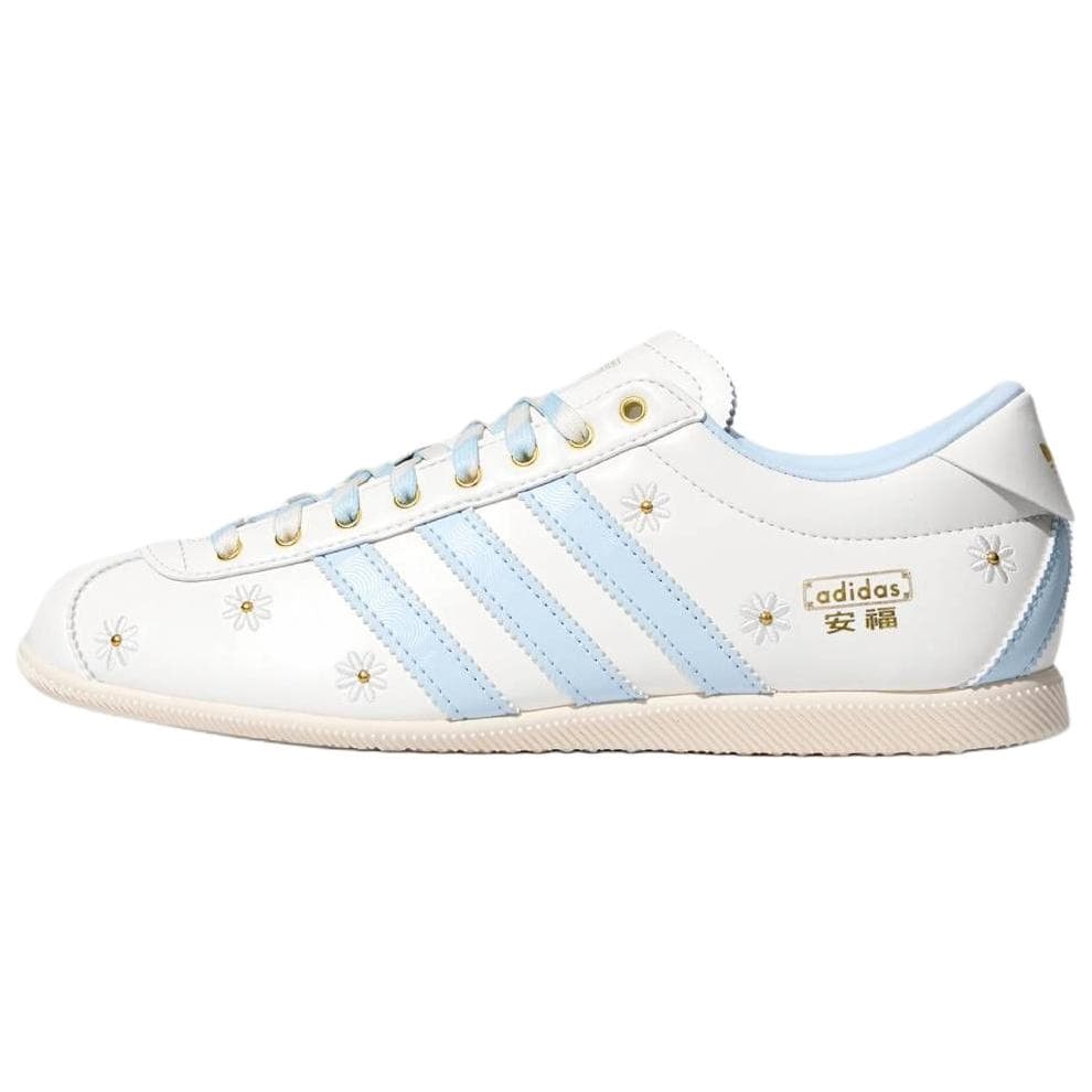 Кроссовки Adidas Originals ANFU Кеды немецкой армии (GAT) Низкий Топ Белый Синий Женские - изображение 1