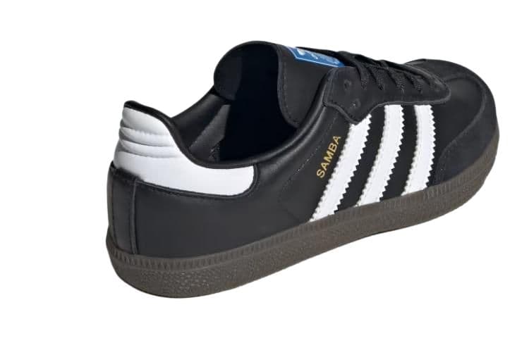 Кроссовки Adidas Originals Samba Low Топ Детская Скейтбординг Обувь Черная Малыш - изображение 4