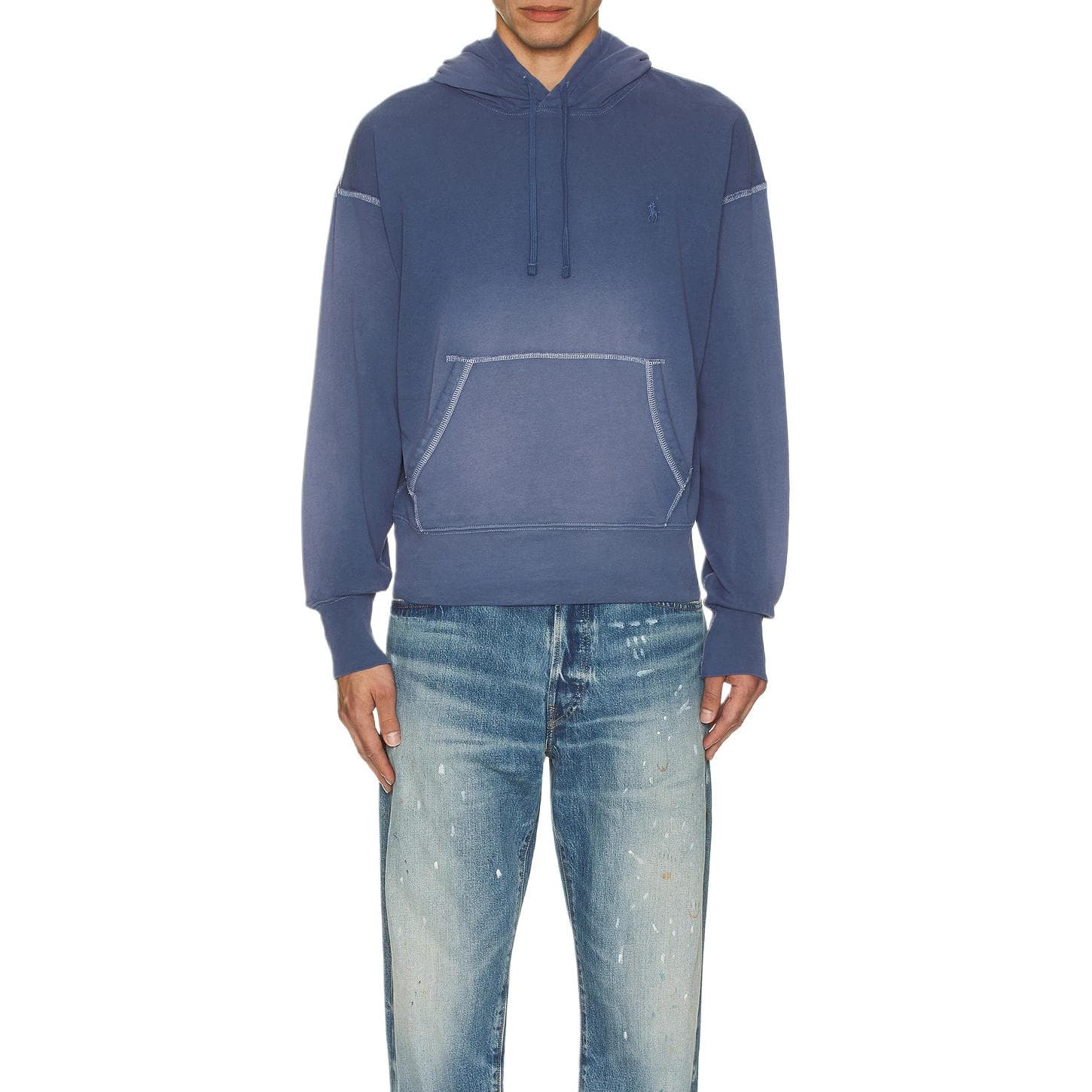 Худи Polo Ralph Lauren Толстовка мужская синяя - изображение 4