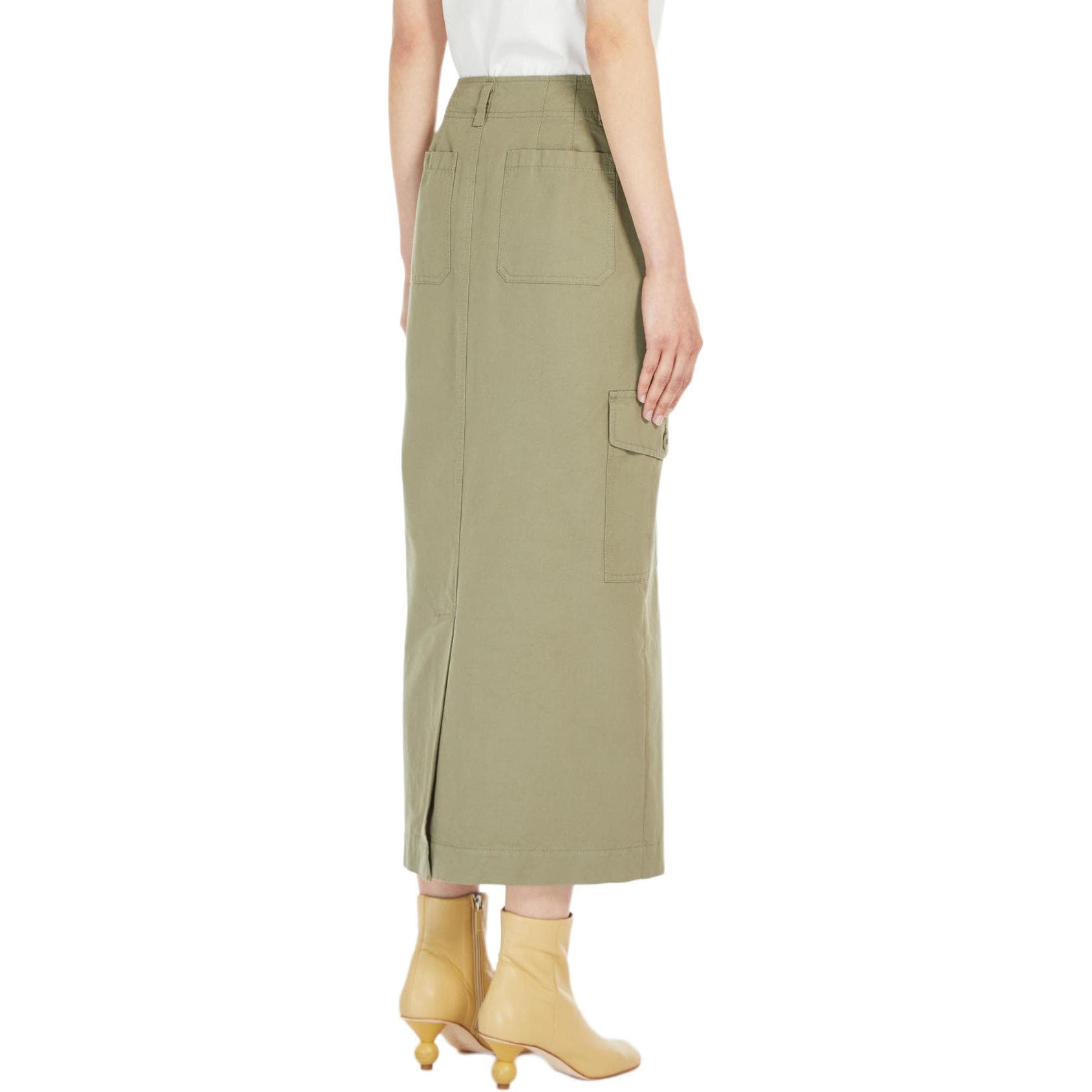 Юбка WEEKEND MaxMara Повседневный Длинный Юбка Женские Зелёный - изображение 2